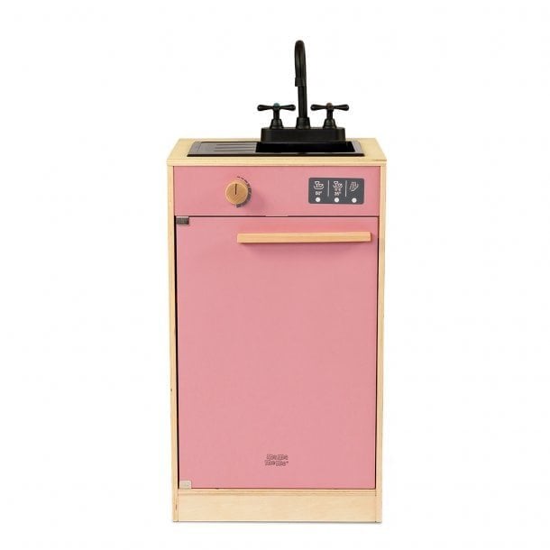 MAMAMEMO® Houten Vaatwasser met Gootsteen Kersenbloesem – Speelkeuken | Vanaf 3 jaar by Mamamemo