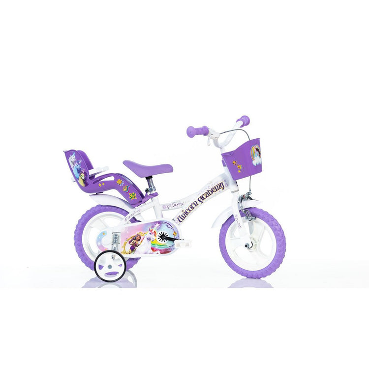 Dino Kinderfiets Unicorn Academy 12 inch by Dagros wholesales