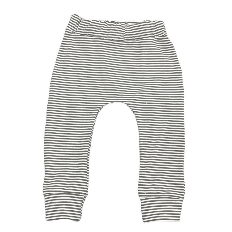 Baggy small stripes dark forest - Esjalynn kids