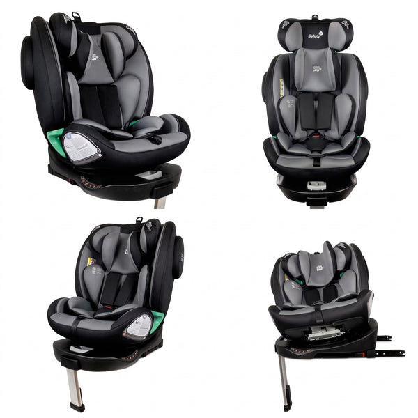Interbaby Pax autostoel 360 graden rotatie in auto