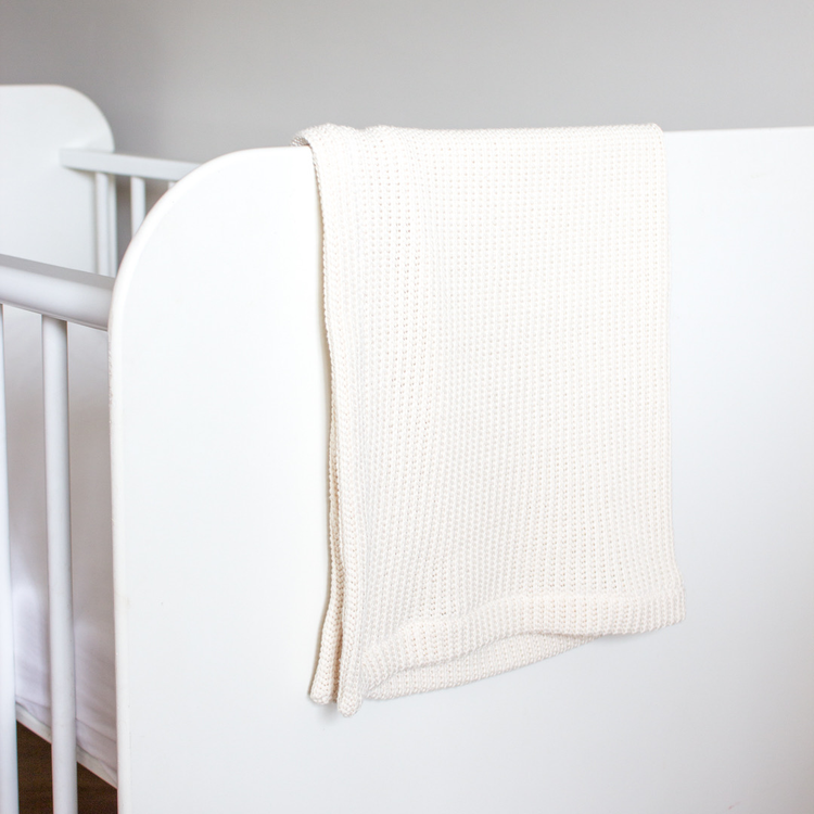 Wieg-/ledikant deken big knit natural - Esjalynn kids