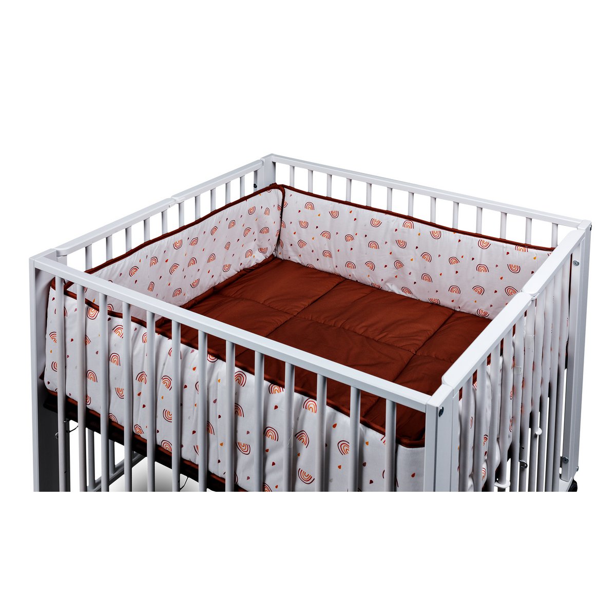 tiSsi® Moritz Boxkleed 4-Hoekige Box – Rainbow | 89x85 cm by tiSsi ® Familie beginnt mit uns™