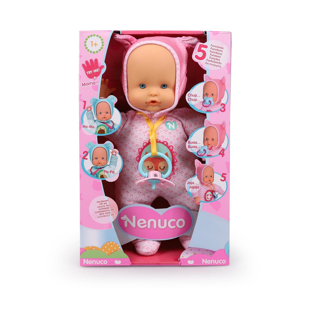 Nenuco Zachte Babypop 30 cm met 5 Functies by Dagros wholesales