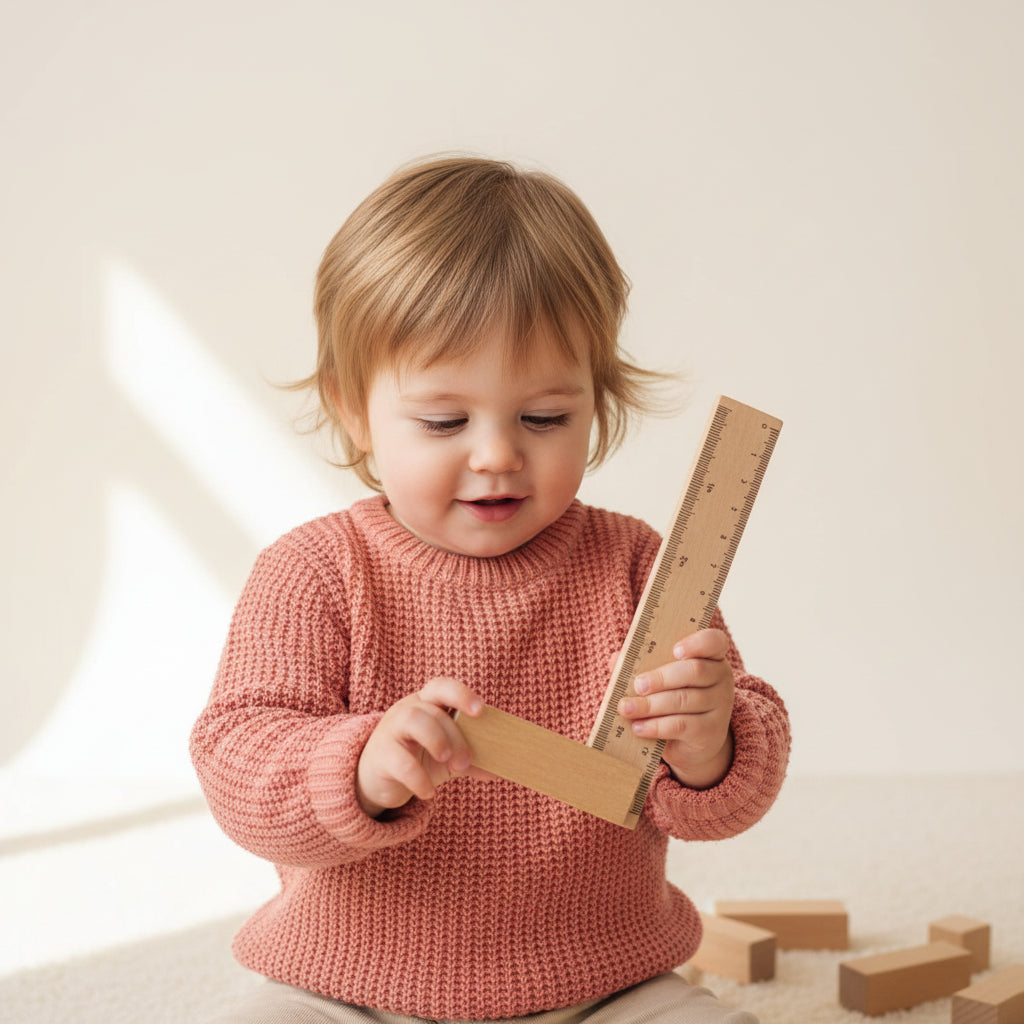 MAMAMEMO Winkelhaak van FSC Hout – Speelgoed Gereedschap by Mamamemo