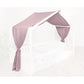 tiSsi® Mousseline Luifel voor Huisbed 90x200 cm – Altrosa by tiSsi ® Familie beginnt mit uns™