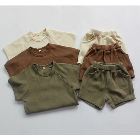 Annie & Charles Rib-Katoen Set – Tijdloos & Comfortabel