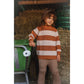 Eden Trui - Gestreept Katoen (Brown/Sand)