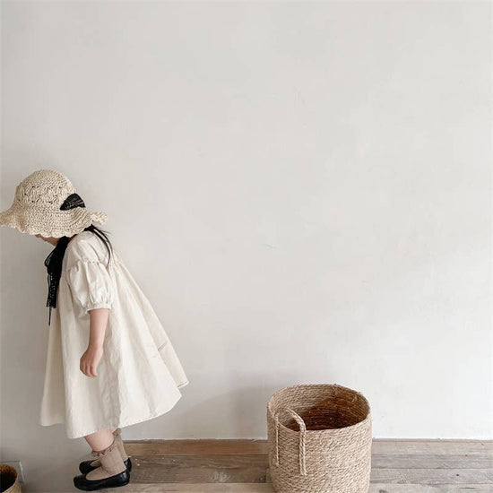 Annie & Charles® ELOISE Jurk – 100% Biologisch Katoen | Meisjes 12M–8J by Annie&Charles