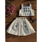 Lyra Set – Geborduurde Tweedelige Set in Off-White