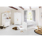 Complete babykamer Florentina brede incl. brede plankenheid, 4 delen