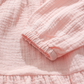 Annie & Charles® biologische mousseline jurk met ruches