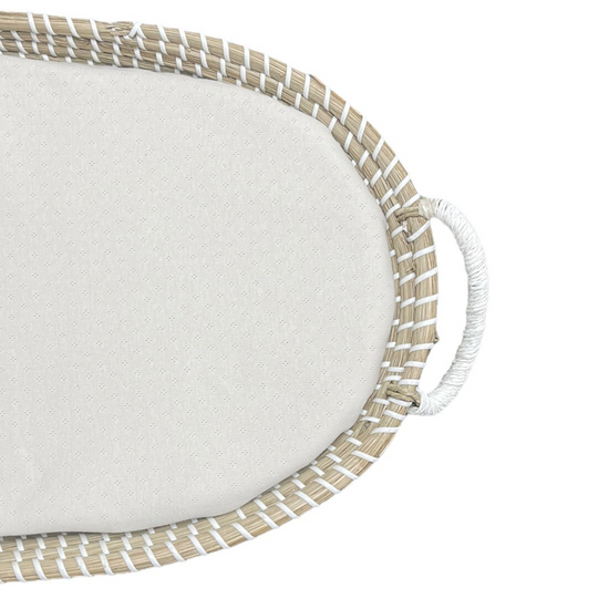 Matrashoes mozes verschoonmand pointelle natural beige - Esjalynn kids