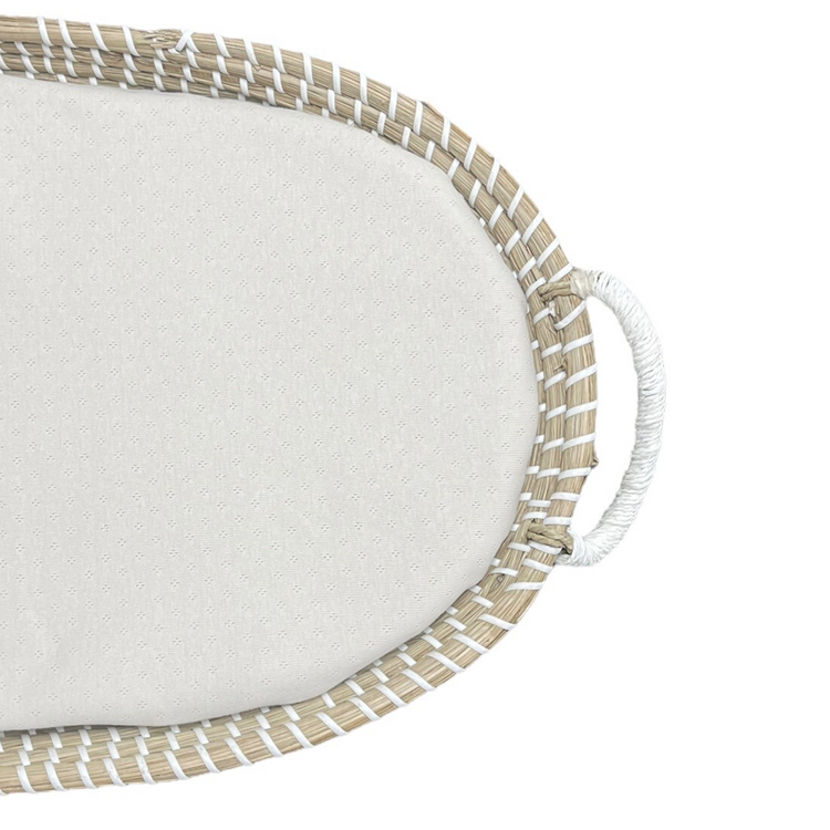 Matrashoes mozes verschoonmand pointelle natural beige - Esjalynn kids