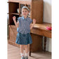 Ingrid Plaid Ruffle Sleeve Top