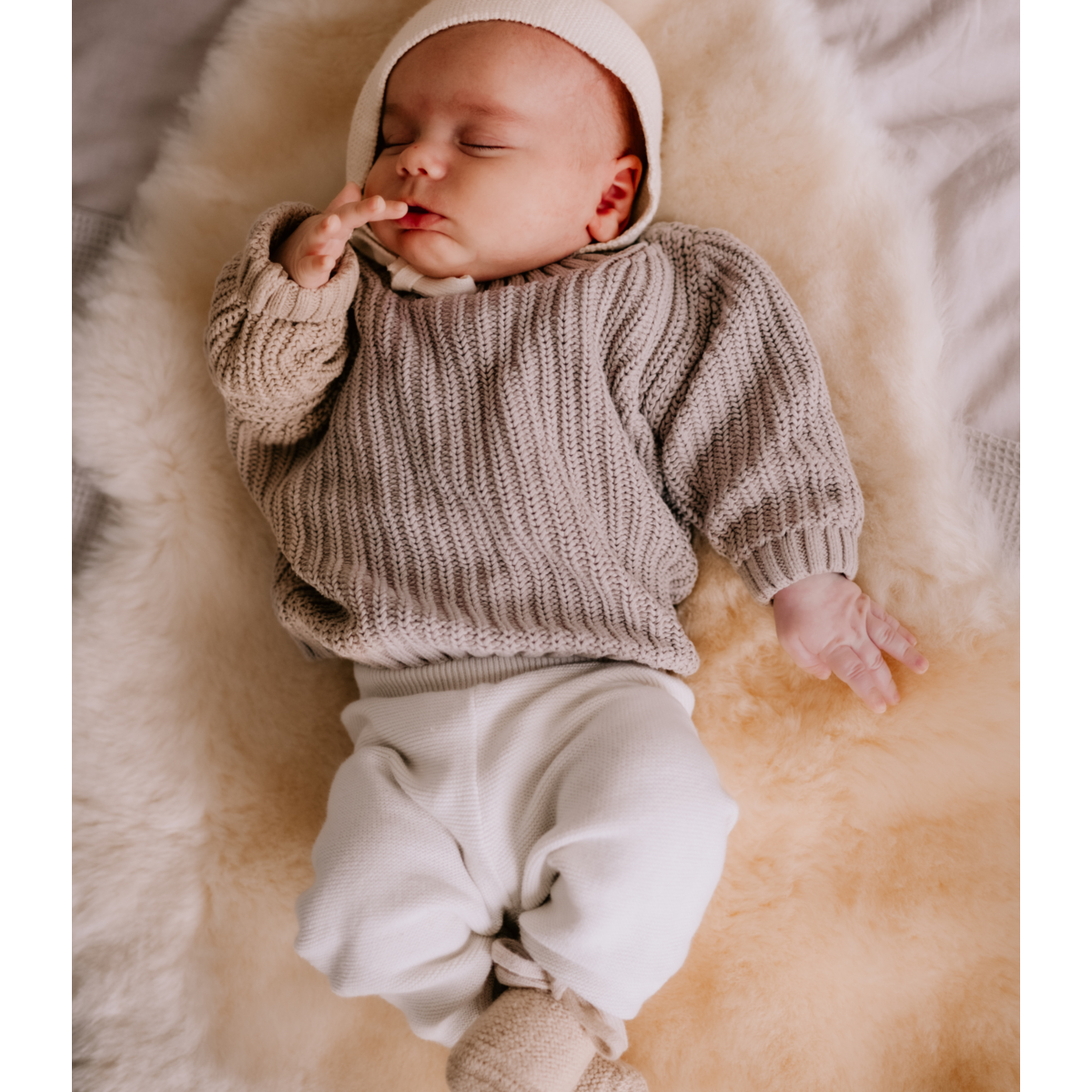 Schapenvacht medicinaal gelooid voor baby en kind