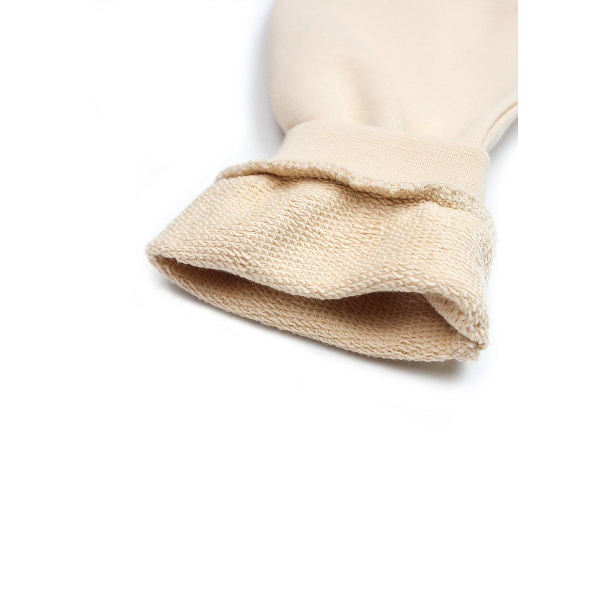 Kinder Trainingspak Beige | Geborduurde Witte Terriër | Maat 98–110