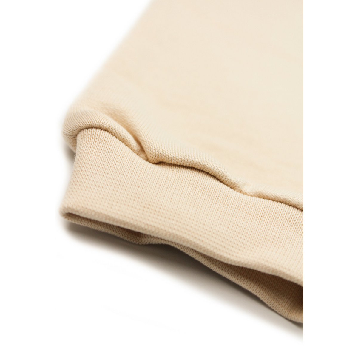 Kinder Trainingspak Beige | Geborduurde Witte Terriër | Maat 98–110