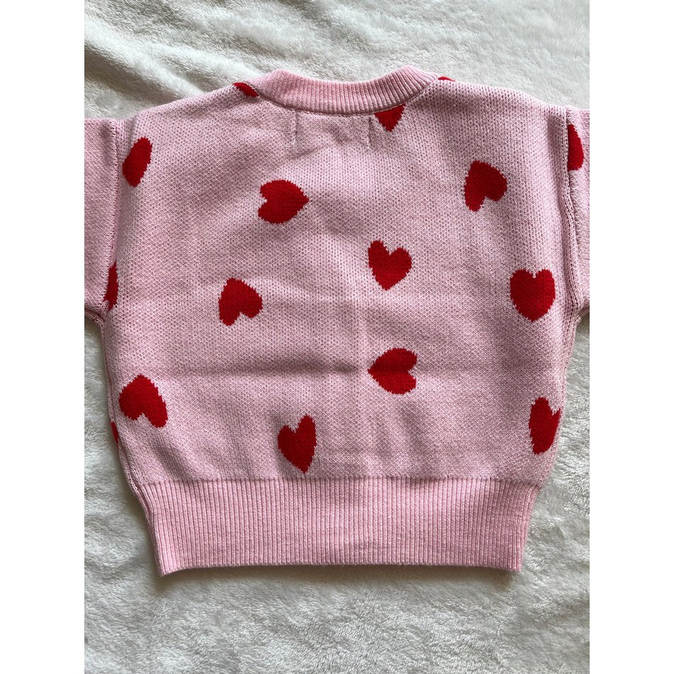 Roze Vestje met Hartjes |  Babyvest