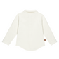 Witte kinderblouse plat gelegd