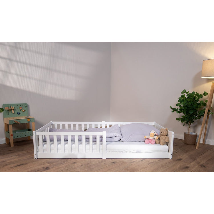tiSsi® Enno Montessori Huisbed 90x200 cm – Wit Beukenhout by tiSsi ® Familie beginnt mit uns™