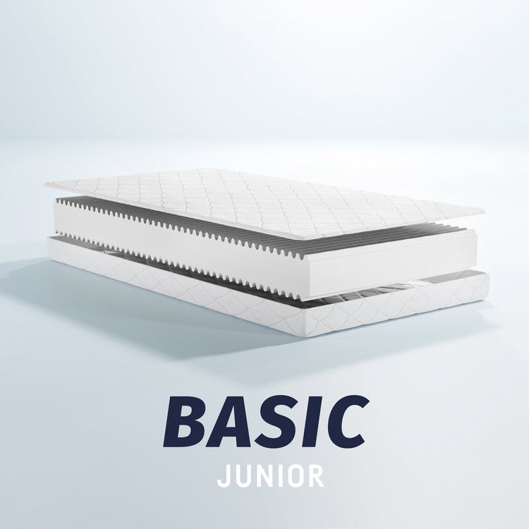 tiSsi® Monti Jeugdmatras 120x200 cm – Comfortschuim met Longlast Hoes by tiSsi ® Familie beginnt mit uns™