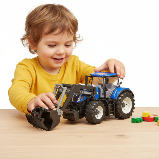 Bruder New Holland T7.315 Tractor met Voorlader – Speelgoed Boerderij by Dagros wholesales