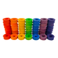 Mini Regenboog Ringen 2.5cm 49-delig | Papoose by Papoose