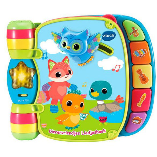 Vtech Dierenvriendjes Liedjesboek Blauw – Interactief Babyboek by Dagros wholesales