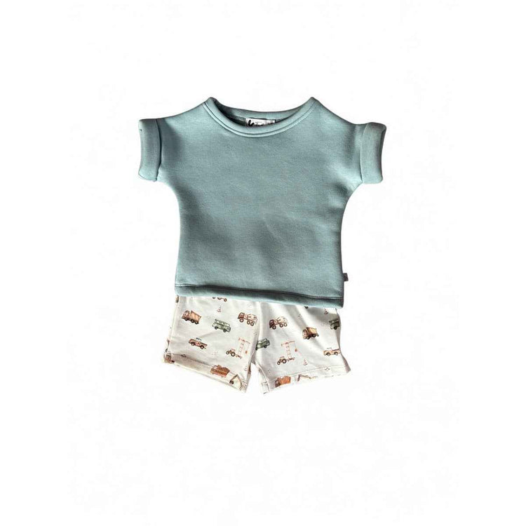 Shirt jogging sea green