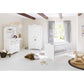 Complete babykamer Florentina brede incl. brede plankenheid, 4 delen