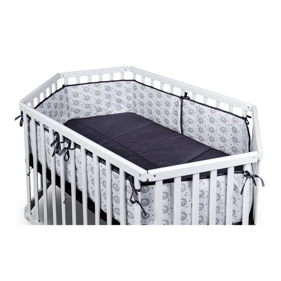 tiSsi® Boxkleed 6-Hoekige Box – Lion | 93x133 cm by tiSsi ® Familie beginnt mit uns™