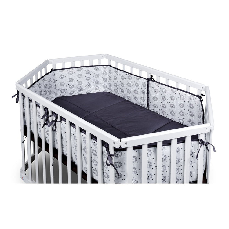 tiSsi® Boxkleed 6-Hoekige Box – Lion | 93x133 cm by tiSsi ® Familie beginnt mit uns™