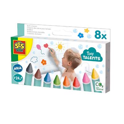 SES Tiny Talents Badkrijt | Kleuren in Bad | 8 Stuks