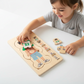 Lichaampuzzel Jongen | MAMAMEMO® 5-Lagen Educatieve Puzzel by Mamamemo