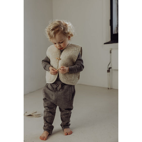 Baby Wollen Sherpavest Merino – Zacht En Warm