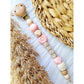 Speenkoord met naam Daisy Babypink