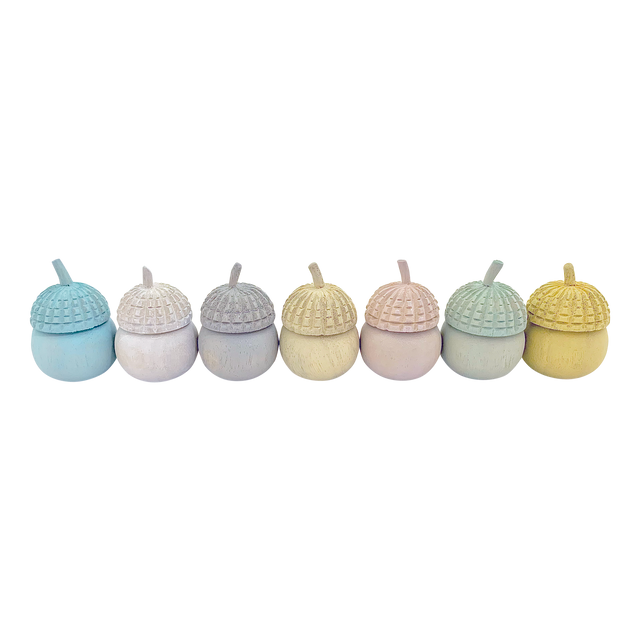 Mini Pasteltinten Eikelbekertjes 7-delig | Papoose by Papoose