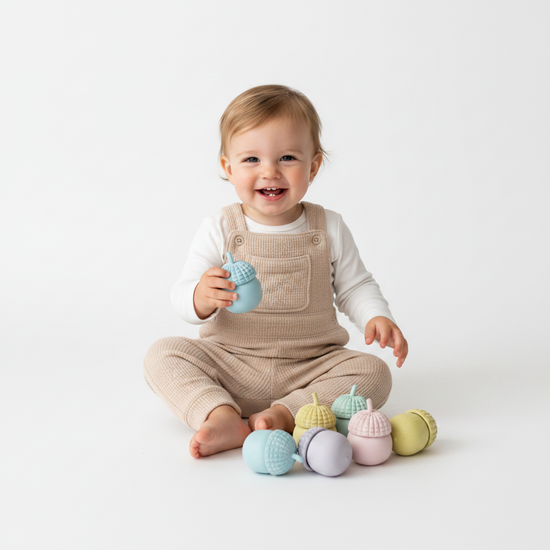 Mini Pasteltinten Eikelbekertjes 7-delig | Papoose by Papoose