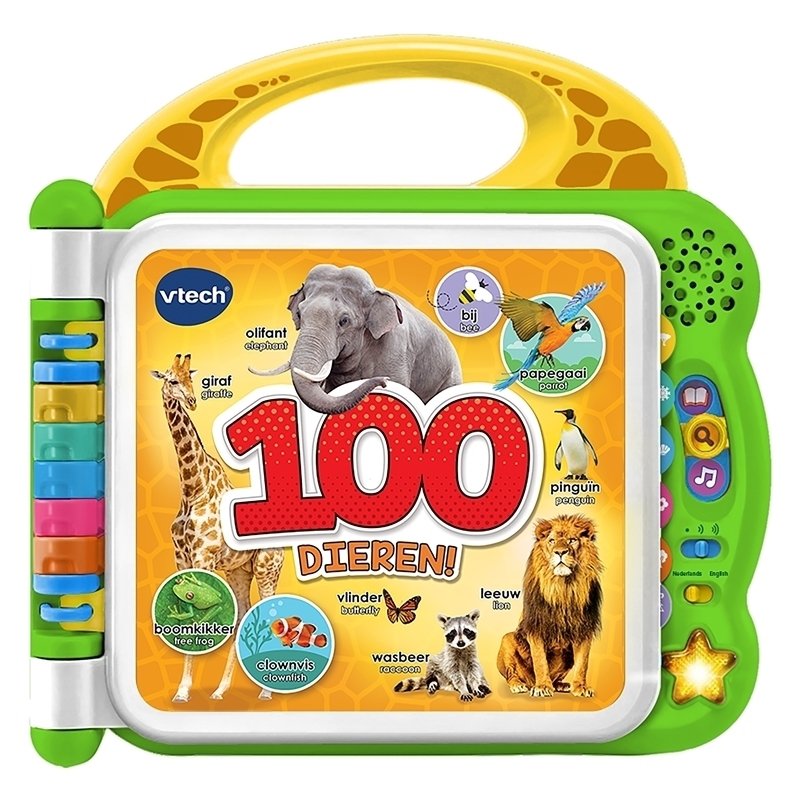 VTech Mijn Eerste 100 Woordjes – Dieren NL/EN | Tweetalig Leerboek by VTech