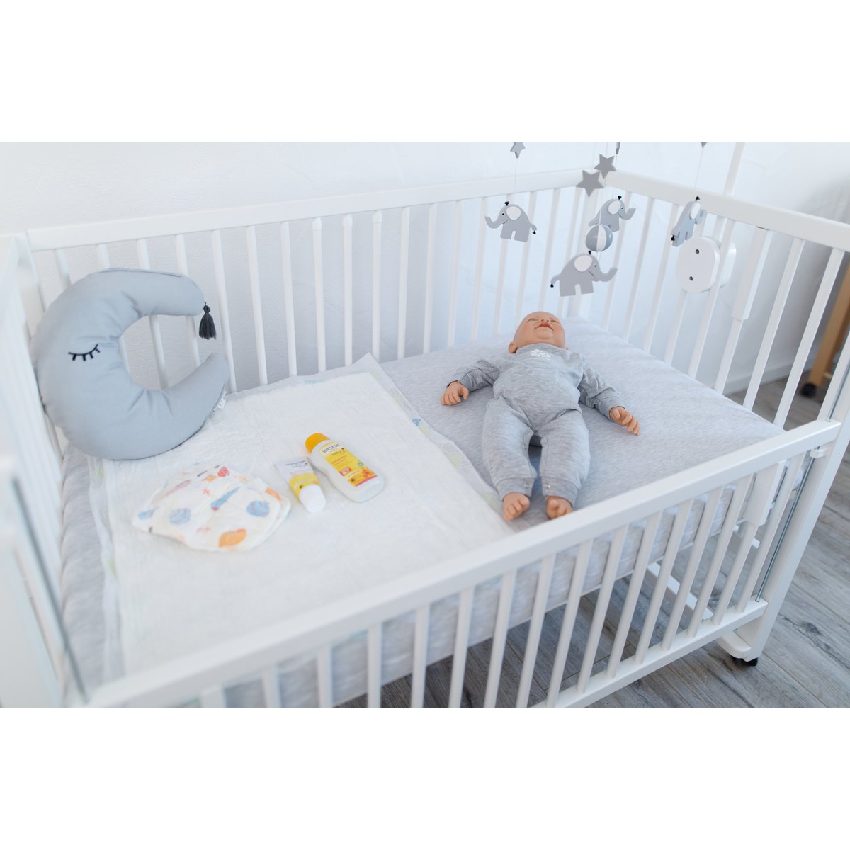 tiSsi® Hajo XXL Aanschuifbed & Wieg 120x60 cm – Wit Beukenhout by tiSsi ® Familie beginnt mit uns™