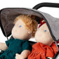 Samen op pad! MAMAMEMO® Luxe Tweelingbuggy voor Poppen & Beren