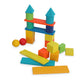 Kinderfeets Gemixte Blokken Regenboog | 100 Stuks | Berkenhout by Kinderfeets