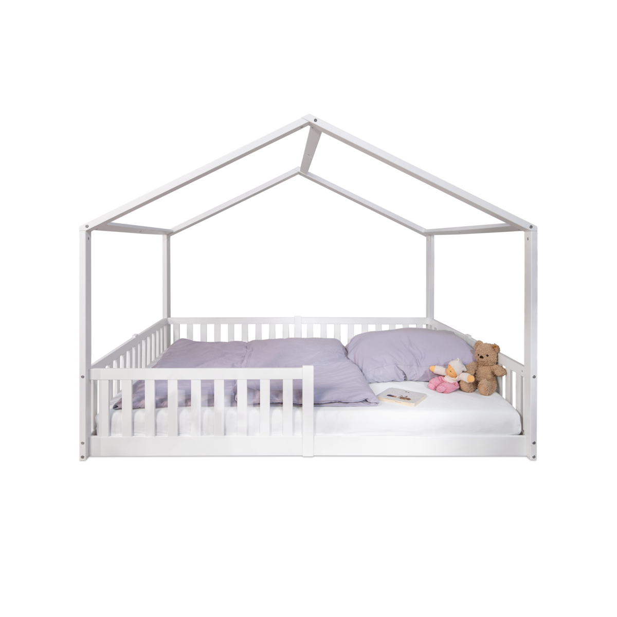 tiSsi® Enno Montessori Huisbed 140x200 cm – Wit Beukenhout by tiSsi ® Familie beginnt mit uns™
