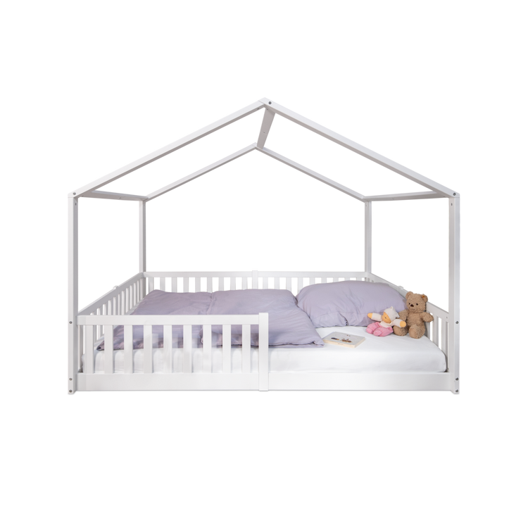 tiSsi® Enno Montessori Huisbed 140x200 cm – Wit Beukenhout by tiSsi ® Familie beginnt mit uns™