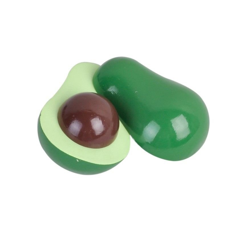 Mamamemo Avocado 2 Delen – Houten Speelgoed Groente by Mamamemo