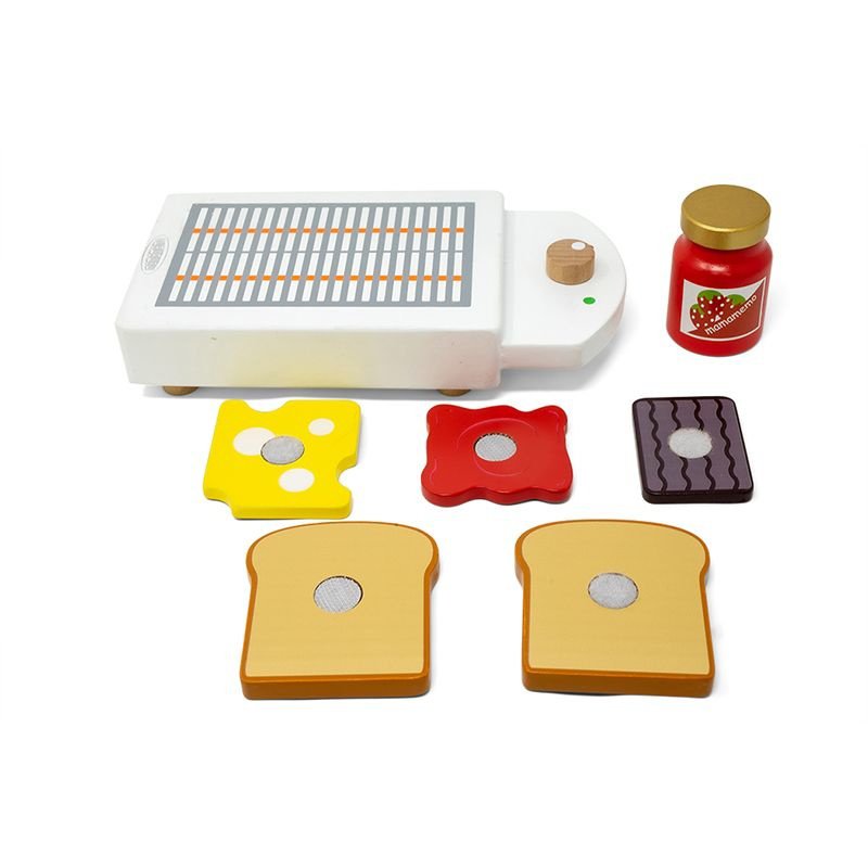 Mamamemo Broodrooster – Houten Speelgoed Ontbijt by Mamamemo