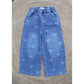 Rae Jeans – Losse Denim met Lintjesprint