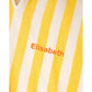 Casilin Badponcho – Zonnig Geel/Wit Gestreepte Badsto