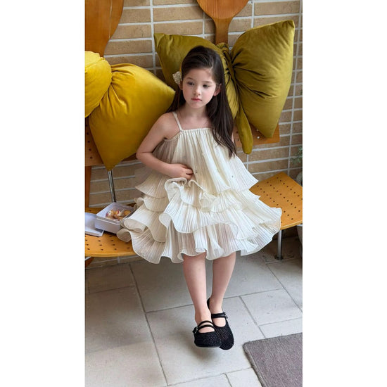Romie Layered Pleated Ruffle Dress