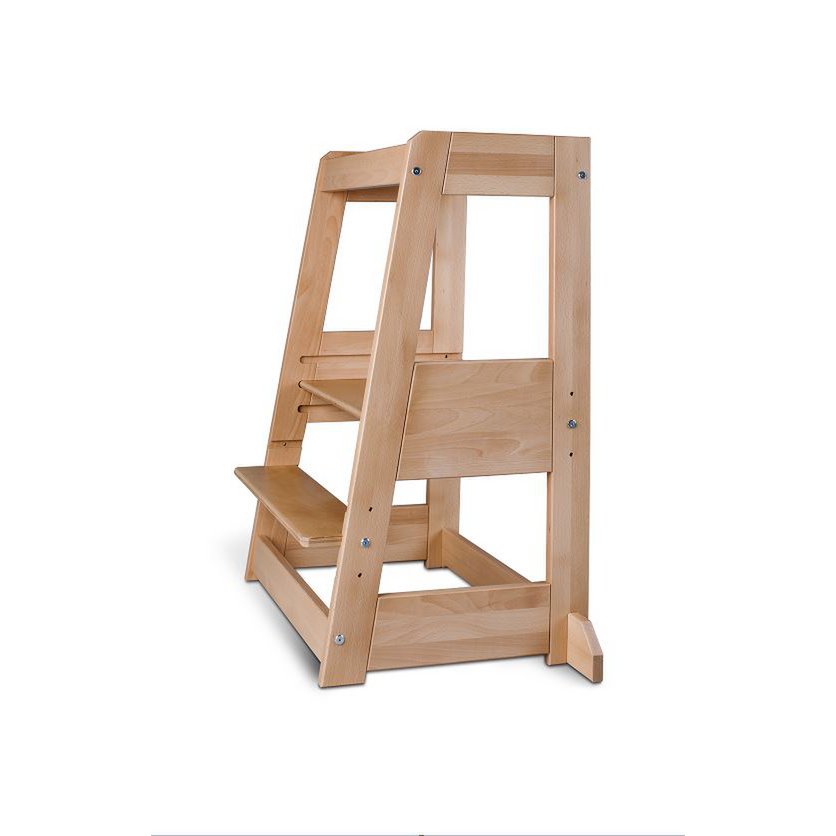 tiSsi® FELIX Leertoren voor Broers, Zussen & Tweelingen – Naturel Beukenhout by tiSsi ® Familie beginnt mit uns™